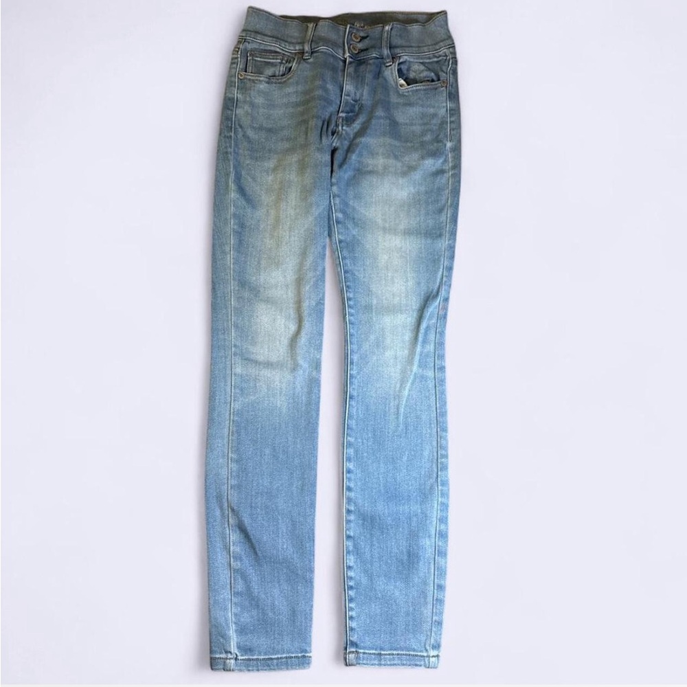 👖 New York & Company Soho High Waist Denim Leggings - Size 4 - Picture 3 of 7